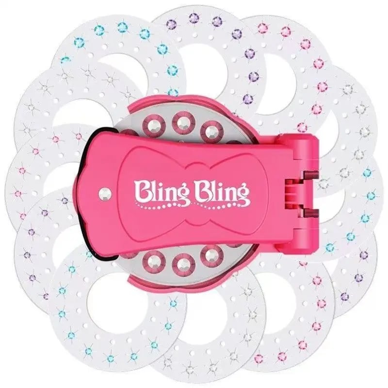 💎Glitter Diamond Styling Tools Hair Gemstone Styling Set