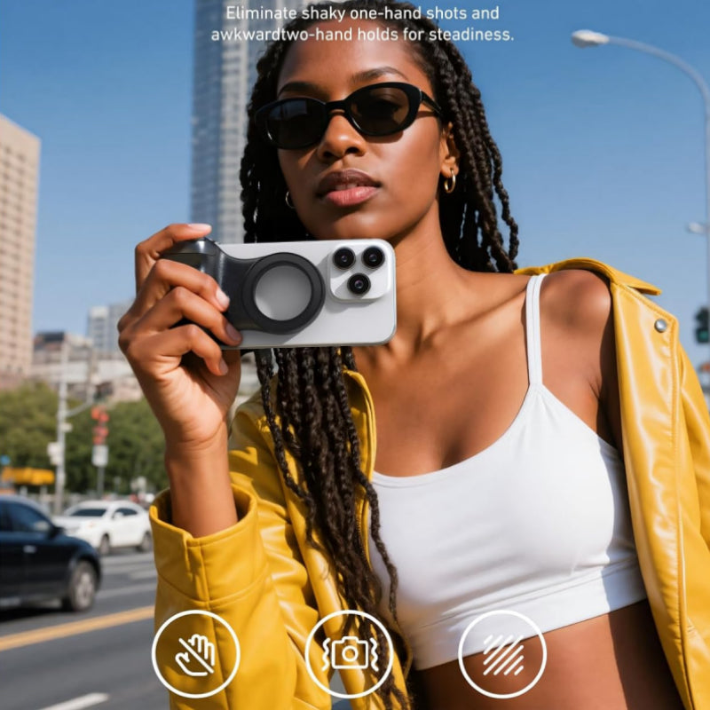 🔥Limited time 50% off! This magnetic camera grip rotates 180°