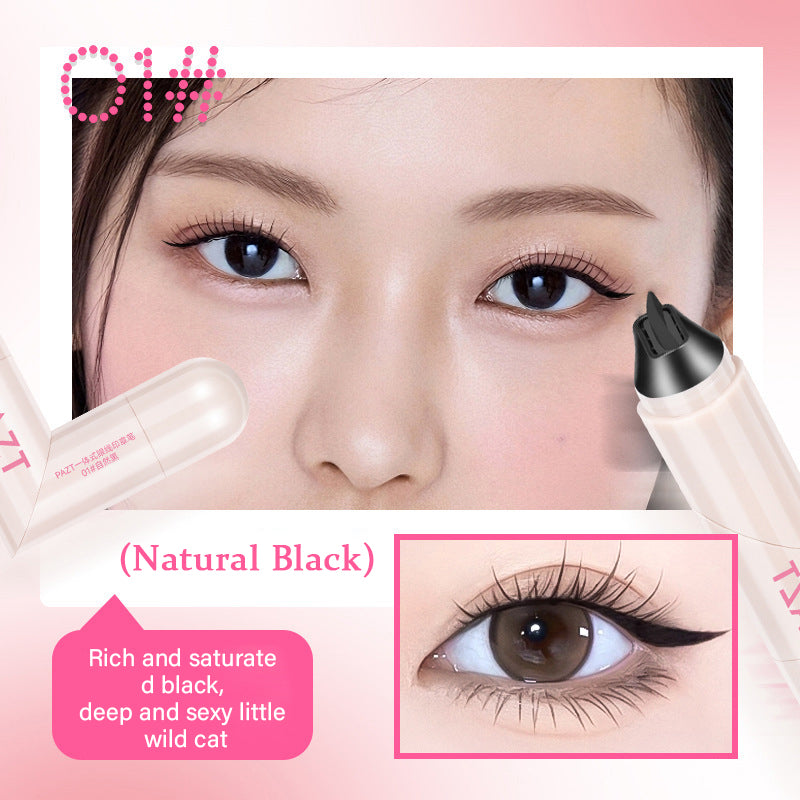 🔥50% off limited-time sale🔥 |Waterproof, smudge-proof, quick-drying eyeliner with an integrated eyeliner stamp