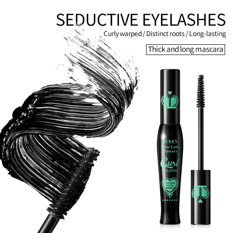 “Buy 2 Get 1 Free! Silicone Brush Queen Mascara – Curl Like False Lashes ”