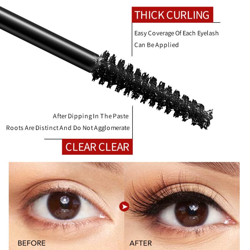 “Buy 2 Get 1 Free! Silicone Brush Queen Mascara – Curl Like False Lashes ”