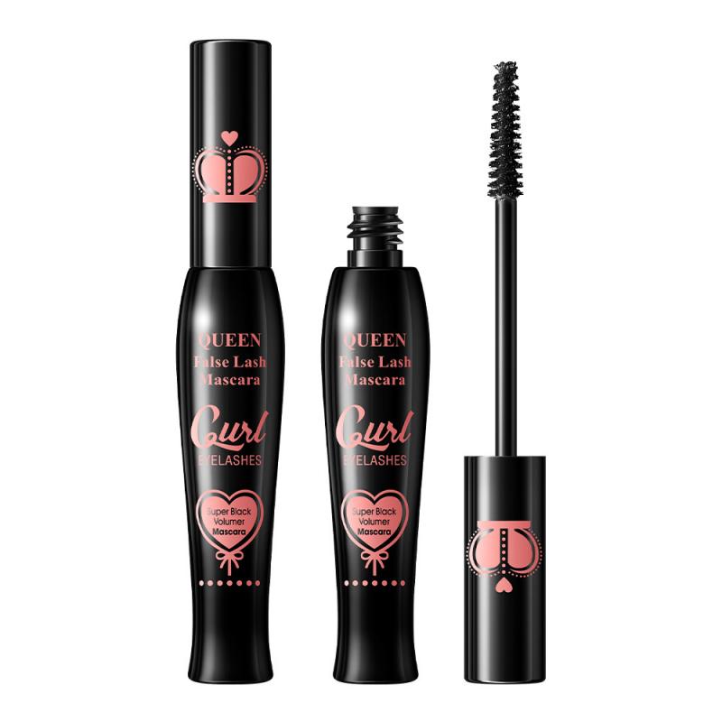 “Buy 2 Get 1 Free! Silicone Brush Queen Mascara – Curl Like False Lashes ”