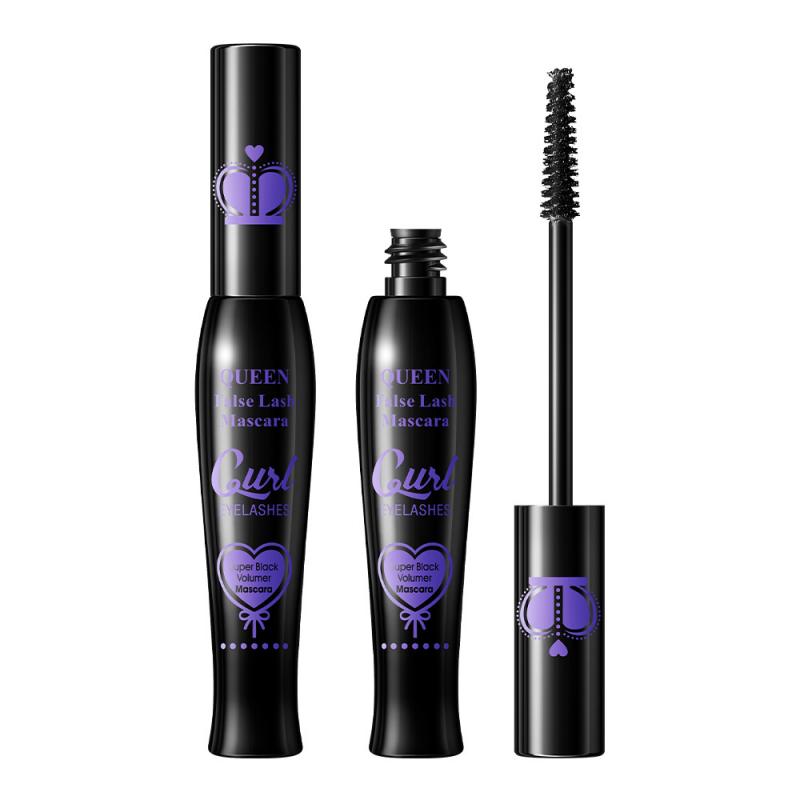 “Buy 2 Get 1 Free! Silicone Brush Queen Mascara – Curl Like False Lashes ”