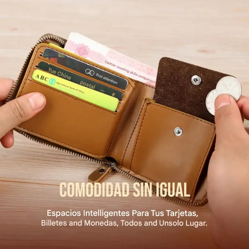 🔥50% off limited-time sale🔥 | Men's wallet zipper leather wallet