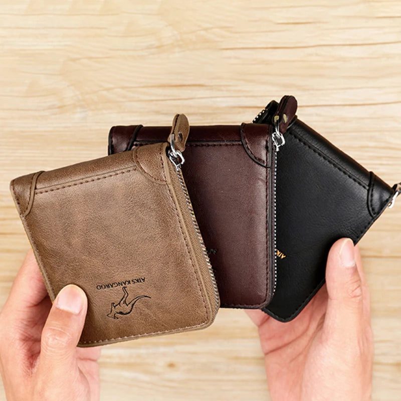 🔥50% off limited-time sale🔥 | Men's wallet zipper leather wallet