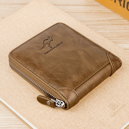 🔥50% off limited-time sale🔥 | Men's wallet zipper leather wallet