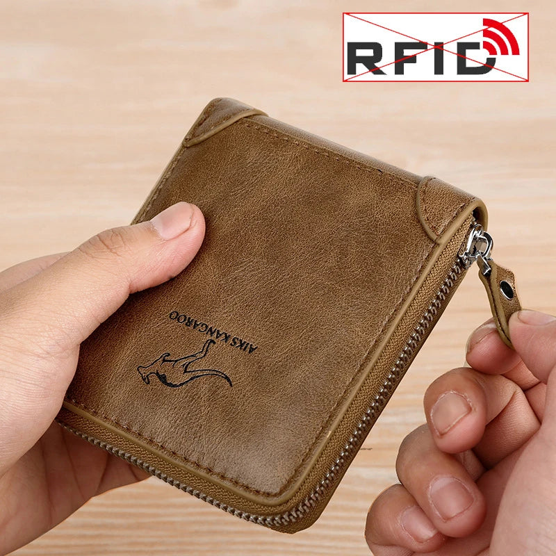 🔥50% off limited-time sale🔥 | Men's wallet zipper leather wallet