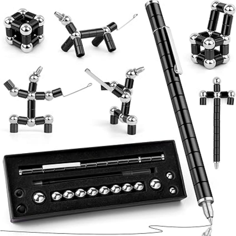 “Fun Magnetic Fidget Pen - Calming Stress Relief Toy | Unique Gift for Kids, Teens & Friends🎉🎉🎉”