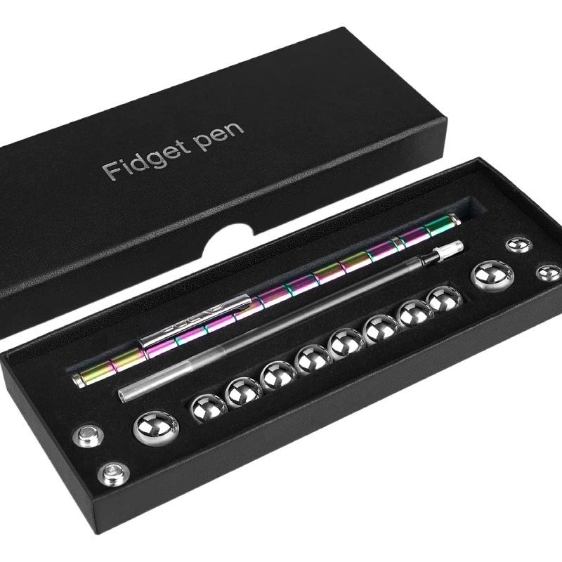 “Fun Magnetic Fidget Pen - Calming Stress Relief Toy | Unique Gift for Kids, Teens & Friends🎉🎉🎉”