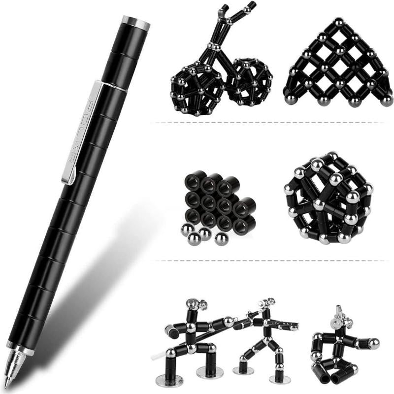 “Fun Magnetic Fidget Pen - Calming Stress Relief Toy | Unique Gift for Kids, Teens & Friends🎉🎉🎉”