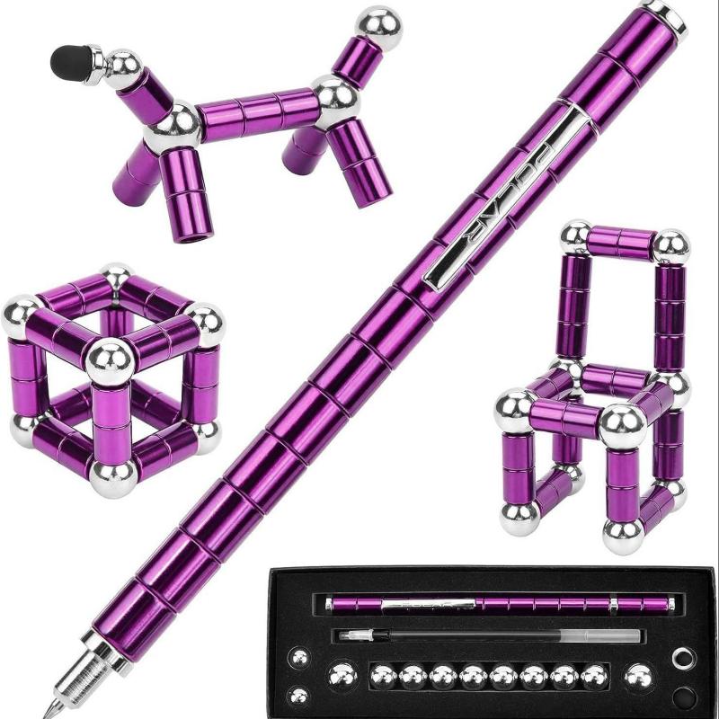 “Fun Magnetic Fidget Pen - Calming Stress Relief Toy | Unique Gift for Kids, Teens & Friends🎉🎉🎉”