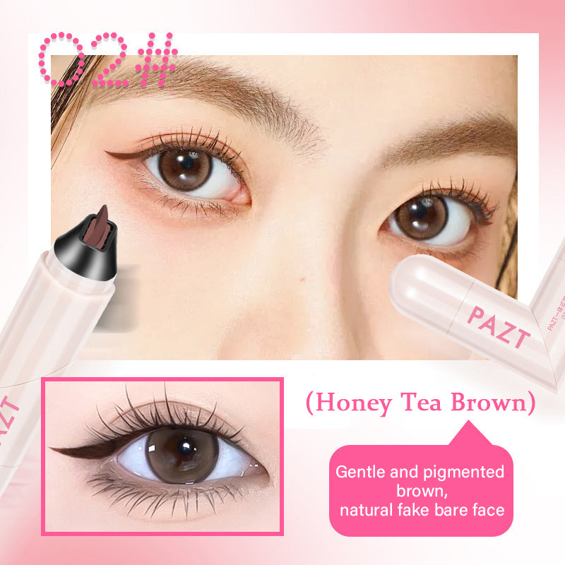 🔥50% off limited-time sale🔥 |Waterproof, smudge-proof, quick-drying eyeliner with an integrated eyeliner stamp