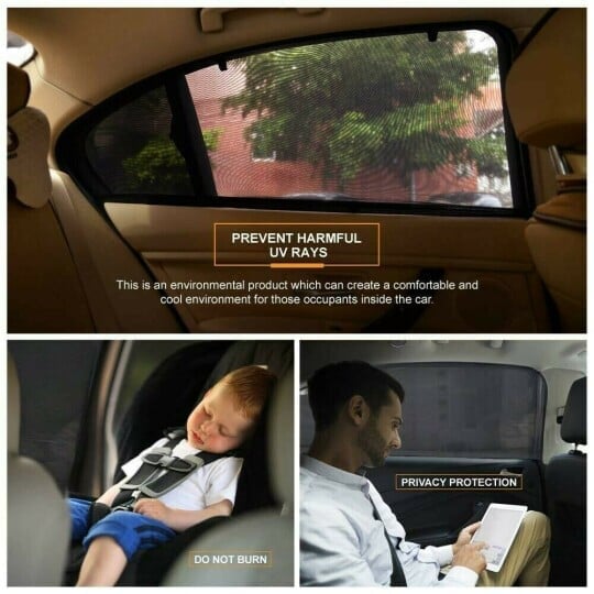 Universal car window screens (2pack)