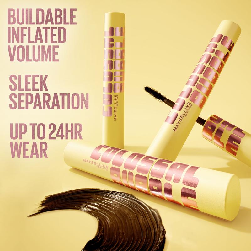 🔥50% off limited-time sale🔥 |Colossal Bubble Mascara, get Buildable Volume and Length for Bold, Separated Lashes, for 24HR,