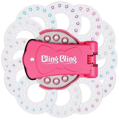 💎Glitter Diamond Styling Tools Hair Gemstone Styling Set