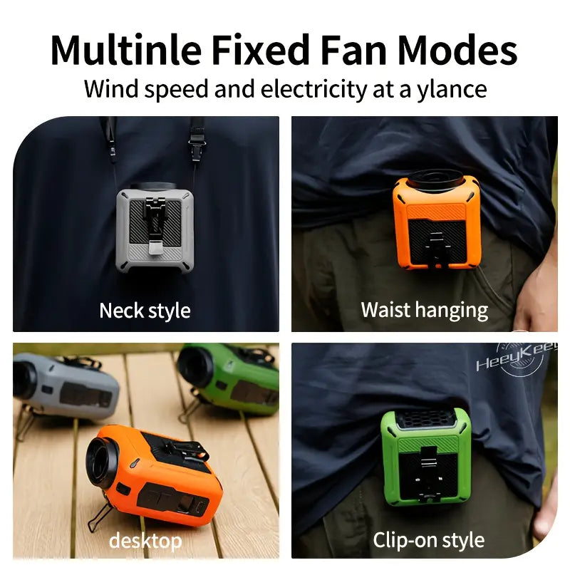 🔥Limited time 40% off! 🔥Portable waist-mounted fan