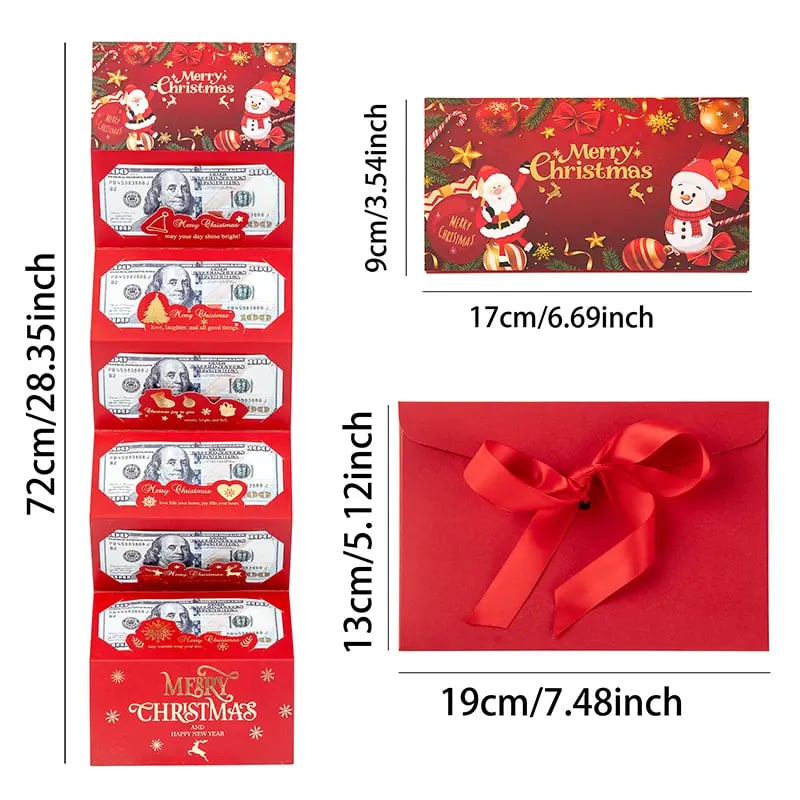 🎄Christmas Sales 49% OFF🎁Christmas Cash Gift Envelope
