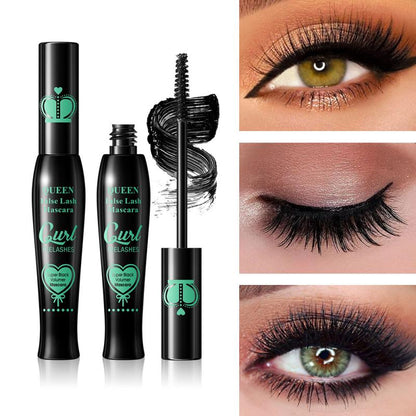 “Buy 2 Get 1 Free! Silicone Brush Queen Mascara – Curl Like False Lashes ”