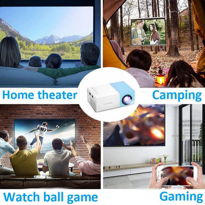 🔥Limited Time 50% Off! | Mini portable 1080P HD projector- let you enjoy a visual feast anytime, anywhere！