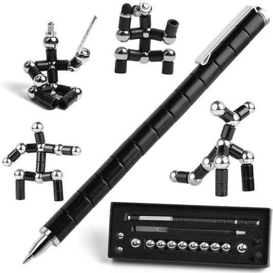 “Fun Magnetic Fidget Pen - Calming Stress Relief Toy | Unique Gift for Kids, Teens & Friends🎉🎉🎉”