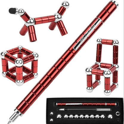 “Fun Magnetic Fidget Pen - Calming Stress Relief Toy | Unique Gift for Kids, Teens & Friends🎉🎉🎉”
