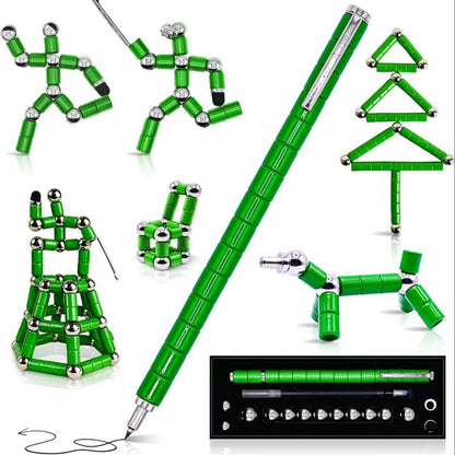 “Fun Magnetic Fidget Pen - Calming Stress Relief Toy | Unique Gift for Kids, Teens & Friends🎉🎉🎉”