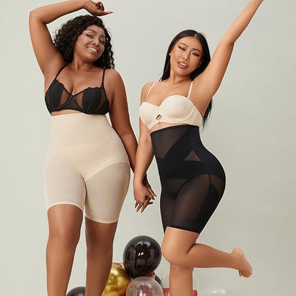 🔥50% off limited-time sale🔥 |Tummy Control Shapewear for Women High Waisted Butt Lifting Panties Thigh Slimmer Body Shaper Shorts